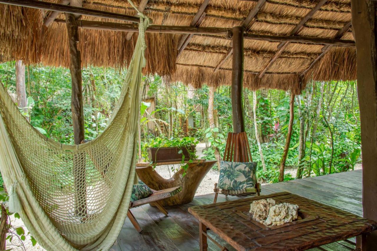 Penzion Madre Tierra Eco Habitat Puerto Morelos Exteriér fotografie