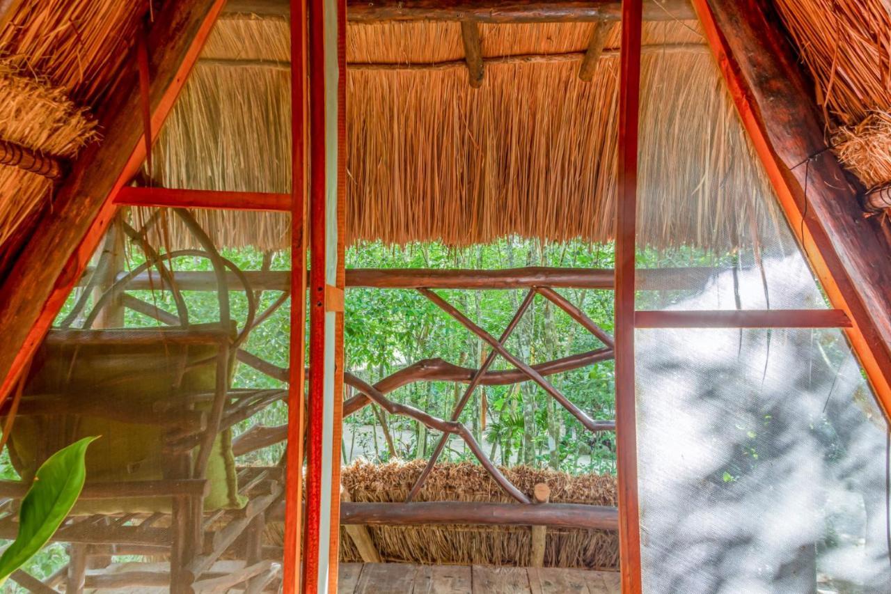 Penzion Madre Tierra Eco Habitat Puerto Morelos Exteriér fotografie