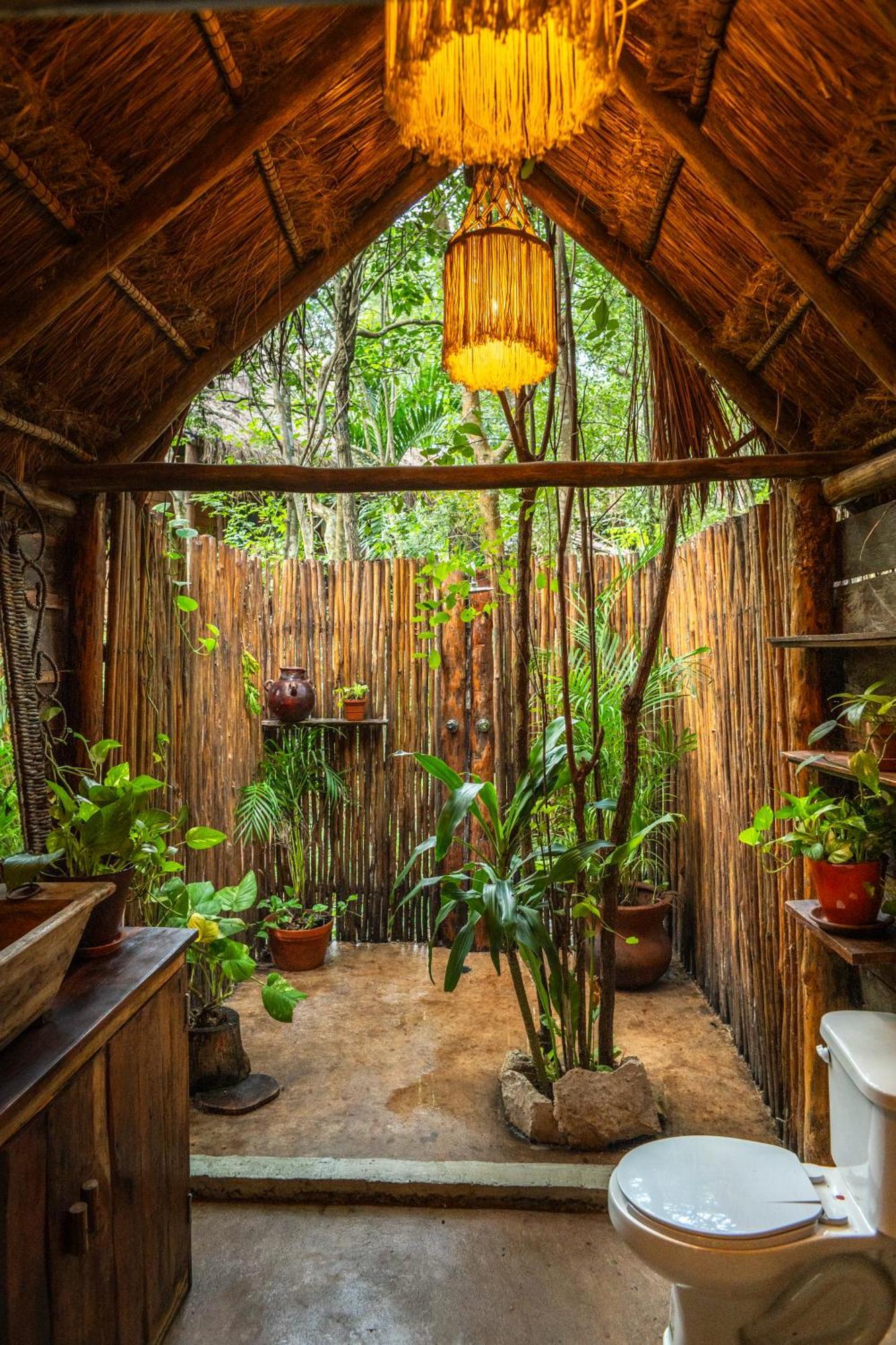 Penzion Madre Tierra Eco Habitat Puerto Morelos Exteriér fotografie